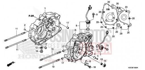 CARTER MOTEUR C125AK de 2019